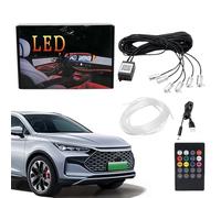Genérico Illuminazione Interna LED Auto - Kit Decorative Multicolore Con Controllo Remoto Senza Fili, Effetti Luminosi Per Abitacolo | Per Autovetture, Furgoni, Rimorchi, Autocarri, SUV E Auto Pri