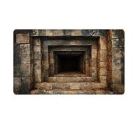 Genérico Illusion Plush Floor Pad, Non Slip Hole Design for Living Room, Bedroom, Garden, Indoor, Outdoor, Workplace, Home, Shower, Toilet, Apartment, Comfortable, Decorative, Stylish, Easy-Clean