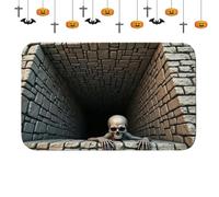 Genérico Illusion Rug Visual Hole Illusion Halloween Doormat - Optical Hole