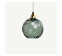 Genérico Iluminación Colgante, Nordic Modern Minimalist Coloured Water Pattern Glass Sphere Pendant Light Bedrooms Creative Dining Rooms and Bars(C)
