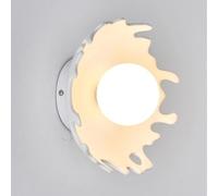 Genérico Iluminación de pared, Lámpara de pared LED resina cáscara huevo rota, hierro y PE, for niños, guardería, pasillo, estudio, escaleras, decoración del hogar, apliques interior(Blanc)