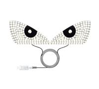 Genérico Iluminación Eyes para Coche | Lámpara LED compacta para Parabrisas Pantalla Dinámica Animada Personalizable para Efectos Auto & Camión