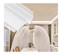 Genérico Iluminación indirecta Arriba/Abajo con Canal LED de Aluminio, Marcos de cornisa de Perfil de moldura de Corona, difusor de Tira de luz Decorativa for Techo de Pared de Sala(L,7 Meter)
