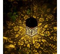 Genérico Iluminación solar para jardín linternas LED decorativas impermeables