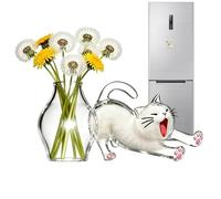Genérico Imán Porta Bigotes De Gato | Recuerdo Magnético Decorativo Estético | Recolectora Para Pelo De Mascota | Para Cocina Oficina Escuela Ventana Pizarra Armario Cumpleaños Carnaval