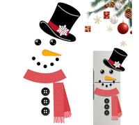 Genérico Imanes Para, Pegatinas Navideñas De Muñeco De Nieve Para Frigorífico | Decoración Removible Para Metal Madera Armarios Puertas Salón Fotografía Cocina - Fiestas Cumpleaños Celebraciones