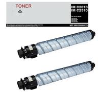 Genérico IMC2010 / IMC2510 Pack 2 Toner Negro Compatible con Ricoh 842561/842565