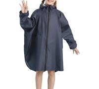 Genérico Impermeable Chubasqueros NiñA - Chubasquero Ligero con Capucha Y Bolsillos para NiñAs De 3 A 14 AñOs Ideal para Actividades Escolares Diarias Al Aire Libre Bota De Trabajo Hombre Agua