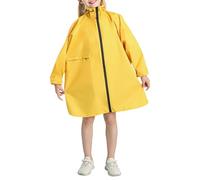 Genérico Impermeable Chubasqueros NiñA - Chubasquero Ligero con Capucha Y Bolsillos para NiñAs De 3 A 14 AñOs Ideal para Actividades Escolares Diarias Al Aire Libre Bota De Trabajo Hombre Agua