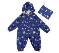 Genérico Impermeable Niño - ImperméAbles Enfant Combinaison De Pluie Poncho ImperméAble Filles Manteaux ImperméAbles À Capuche ImperméAble UNE PièCe RéUtilisable Outdoor VêTements De Pluie