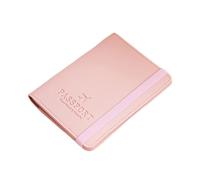 Genérico Impermeable Pasaporte Titular de Viaje PU Cuero Tarjeta de crédito Cartera Lindo Pasaporte Titular Unisex pasaportes Cubierta