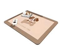 Genérico impermeable Pet Mat for Floor, absorbente Washable Pad for Dogs, No Lipstick Puppy Pee Trainer, Reusable Crate Liner, Food Bowl Area Shield, Interior Dog Potty Protector Rug
