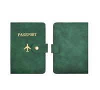 Genérico Impermeable Titular del Pasaporte Cubre Caso Viaje PU Cuero Tarjeta de crédito Cartera Lindo Pasaporte Libro para Mujeres/Hombres pasaportes Cubierta