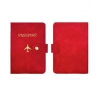 Genérico Impermeable Titular del Pasaporte Cubre Caso Viaje PU Cuero Tarjeta de crédito Cartera Lindo Pasaporte Libro para Mujeres/Hombres pasaportes Cubierta