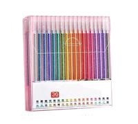 Genérico Implementarch Pens,Glitter Gel Pen Set,Ergonomic Design for Comfortable Writing,Gel Marker Set Colored Pen for Drawing,for Drawing, Doodling, Crafts and Taking Note (36)