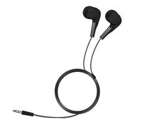 Genérico In-Ear Headphones Wired, 3.5mm Plug-Earbuds for Kids and Students, 1 Pair Lightweight Tangle-Free School Headphones, Soft Silicone Ears Tips Learning Devices Tablets Laptops or Computers
