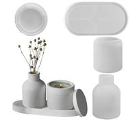 Genérico in Silicone per Vasi Da Piante | Modelli Colata Resina Artigianali,Utensili Modellazione Epoxy Soggiorno Camera Studio Ufficio CASA