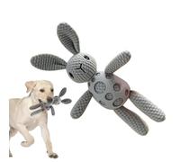 Generico Indestructible Dog Chew Toy, Interactive Bunny Lamb Plush, 11.81x10.24 Inches Portable Sound Chewing Doll, Cute Puppy Toy for Pets, Fetch and Tug Dog Toys