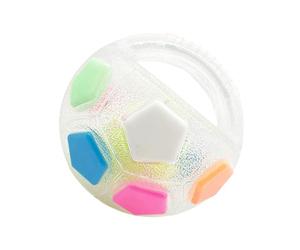 Genérico Indestructible Squeaky Ball - Football Chew Toy for Dog | Interactive Round Squeaky Toys | Pet Training Supplies Dog Chewing Ball for Teeth Cleaning | Round Handheld Soccer Balls Pet Dogs