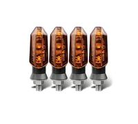 Genérico Indicador de señal Luces De Posición Para Motocicleta Para Para FAZER 250 YBR DT MT MT125 XMAX 125 300 NMAX 160 155 Freno Luz cambio carril(Fumar,4 piezas)