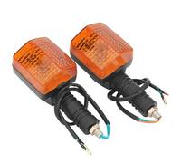 Genérico Indicador de señal Luz Intermitente Delantera Y Trasera Para Motocicleta Para DT200 TW200 TW200E XT250 XT350 XT550 XT600 FZ750 De Freno Luz cambio carril(2 piezas)