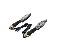 Generico Indicatori per moto 1 par de flechas motocicleta para luces señal, lámpara señales para giro 12V Universal para Harley y para Yamaha