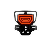 Generico Indicatori per moto Luz trasera de integración para motocicleta, luz freno, parada para giro para dirección señal intermitente para TMX125/155 CG125 D7YA(Blanco)