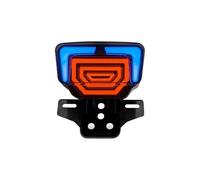 Generico Indicatori per moto Luz trasera de integración para motocicleta, luz freno, parada para giro para dirección señal intermitente para TMX125/155 CG125 D7YA(Azul)