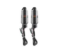 Generico Indicatori per moto Para CB500F CB500X NC750X CRF300L para Rally XL750 para Transalp 2023 1 par de giros para luz señal indicador intermitente lámparas motocicleta(Smoke)