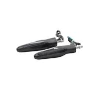 Generico Indicatori per moto Para CRF 1000L CRF1000L/África para Twin 2015-2017 motocicleta para giro para luz indicadora de señal(Negro)