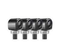 Generico Indicatori per moto Para Giro de motocicleta aluminio 8mm para luz señal intermitente para lámpara Clignotant para Moto para Suzuki 12V(4pcs black)