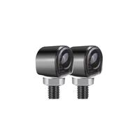 Generico Indicatori per moto Para Giro de motocicleta aluminio 8mm para luz señal intermitente para lámpara Clignotant para Moto para Suzuki 12V(2pcs black)