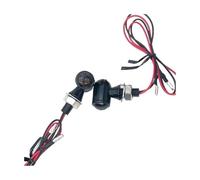 Generico Indicatori per moto Para Giro de motocicleta aprobado para luces señal para miniindicadores, lámpara intermitente ámbar 12V para Harley y para Yamaha