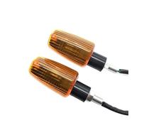 Generico Indicatori per moto Para Giro de motocicleta para luces señal 4 Uds. bombilla intermitente ámbar luz para Suzuki para Yamaha lámpara Universal(AMBER)