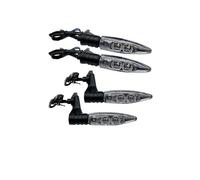Generico Indicatori per moto Para Giro delantero y trasero de motocicleta para luces indicadoras luz señal para F650GS F700GS F800G HP2 para Sport K1200R K1300R R1200GS R1200R(One Set)