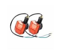 Generico Indicatori per moto Para Giro para lámpara de señal, indicadores señales motocicleta, luz ámbar para CG125 CB125 CBT Cb250 Two Fifty para Suzuki para Pit Dirt Bike