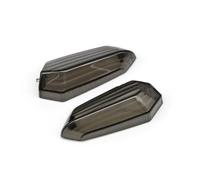 Generico Indicatori per moto Para Z125 Z250 para Versys 650/1000 ZRX1200 para Ninja Streetfighter cubierta de luz motocicleta Para giro para lámpara señal pantalla(Negro)