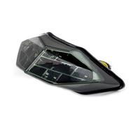 Generico Indicatori per moto Z250 Z300 para Ninja 250/300 2013-2017 14 15 16 luz trasera de frenos Para giro para señal motocicleta lámpara intermitente integrada(Smoke)