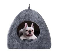 Genérico Indoor Cat Bed - Fleece Cat House | Pet Beds for Indoor Cats, Comfortable Pets Cave with Removable Pad, Home Pet House, Feline Refuge for Living Room and Balcony Lounging