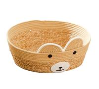 Genérico Indoor Cat House - Weaving Washable Pet Nest, Sleeping Nest For Puppy, Kitten, All-Season Cat Bed with Cotton Padding, Scratching and Sleeping Mat, Open Entrance Design For Home, Porch