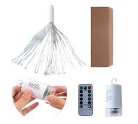 Genérico Indoor Decorations Christmas Lights Hook Design - Led Outdoor Fairy Lights | 8 Patterns Battery Powered String Lightz | for Terrace Christmas Tree Wedding