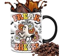 Genérico Indoor Ghost Mug, 3D Halloween Coffee, Mug Versatile with, Handle