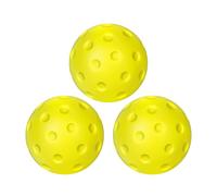 Genérico Indoor Pickleball Balls - Training 3X, 74mm Soft Hollow Sports | Warm-Up and Practice For Outdoor Play, Yards, Lawns, Gyms, Patios, Recreational Pickleball, Skill Drills