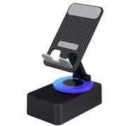 Genérico Induction Bracket Speaker with 360° Rotation, Rechargeable Wireless Sound Amplifier Stand for Business Trip Home Travel Camping Outing, No Needed Entertainment Tool for Phones and Devices