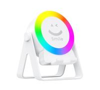 Genérico Induction Speaker For Cell Phone - Portable Speaker For Desk | 4-in-1 Rotating Music Playing Device with RGB Light For Retail Store Owners Tech-savvy Consumers Conference Room