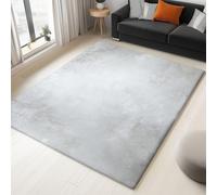 Genérico Industria Alfombra Salon - Lavable Impresa Alfombras Pelo Corto Alfombra Antideslizante - Dormitorio Decoración Textura Simple De Cemento -Gris 80 x 150 cm