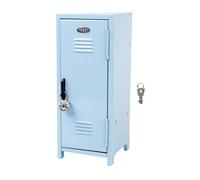 Genérico Industrial Miniature Vessel, Tiny Scratch Resistant Desk Locker, Metal Desktop Organization Vault, Powder Coated Steel Storage Guard, Locker Box with Sleek Style Studio Gear for Home Office