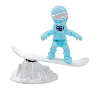 Genérico Inertia Skiing Man Dash, 8x8.5x3.5cm, 3D Printed Funny Figurine, Sculpture Decor, Decorating Cars, Enhancing Interiors, Desk Styling, Gifting Friends