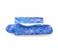 Genérico Inflatable Air Lounger, Camping Sofa with Sun Shade, 74.8 Inches Blow Up Couch with Quick Fill Build, High Buoyancy Air Bed, Vacation Accessory with Modern Style, Tool for Hiking and Seaside