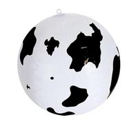 Genérico Inflatable Beach Ball - Cow Print Design Fun Summer Game Blow Up Beach Ball For Pool Backyard Water Park Birthday Party Outdoor Activities PVC Inflatable Toy Balls